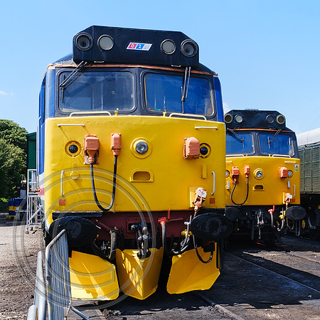 50027 + 50008 Ropley Shed 11072025 - DSCF3727