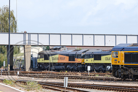 66848+66850 + 59003 Eastleigh 25092023 - DSCF1557