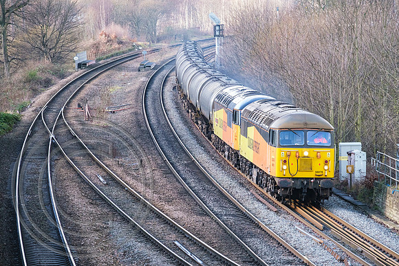 56078+56049 6E32 Mirfield East Jn 11022019 - DSCF1100