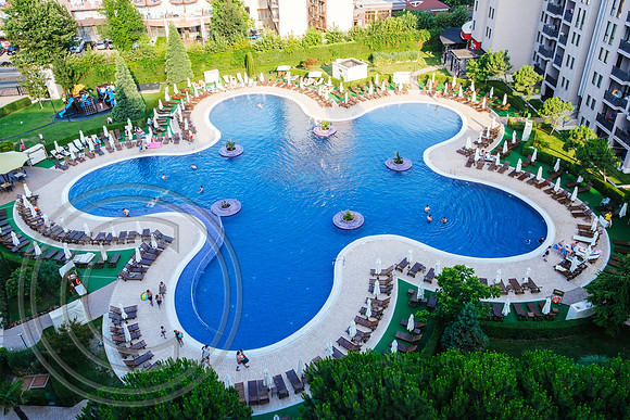 Large pool Royal Beach Hotel Sunny Beach Bulgaria 14072019 - DSCF4788