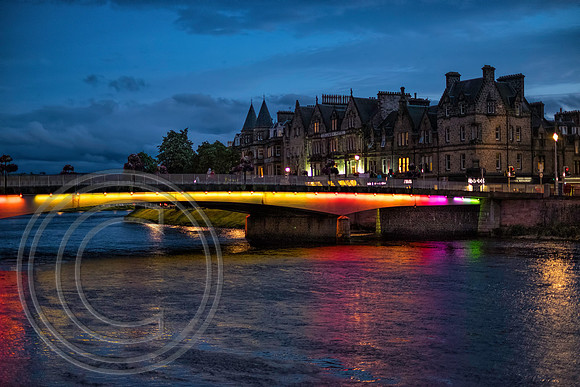 Bridge over the River Ness Inverness - 29th August 2016