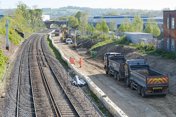 View looking east towards Colne Bridge Bradley Jn 25042026 - DSCF2051