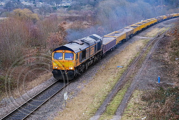 66756 6G86 Colne Bridge 29012023 - DSCF0460