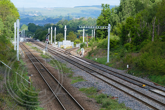 View looking west towards Heaton Lodge Junction Mirfield 10052026 - DSCF2186