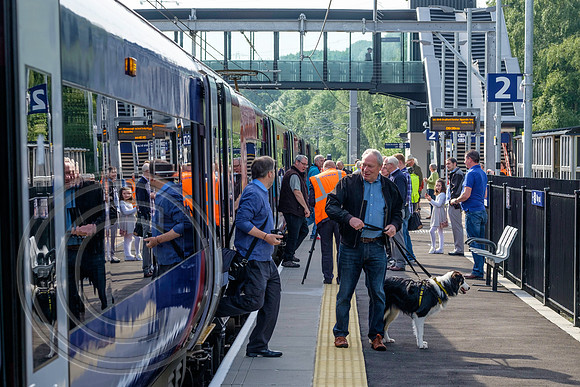 First passengers at Kirkstall Forge 19062016