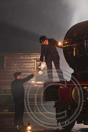 Lighting up time Barrow Hill - DSCF6642