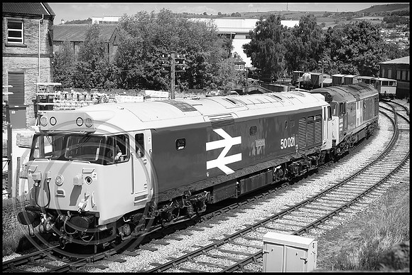 50021+50008 Keighley 21062024 B&W SFx - DSCF0856