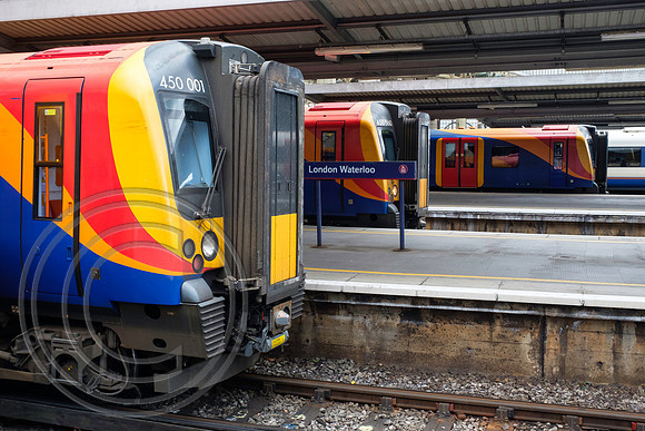 August 2017 - SouthWest Trains Desiro 450001 on 4th August 2017.
