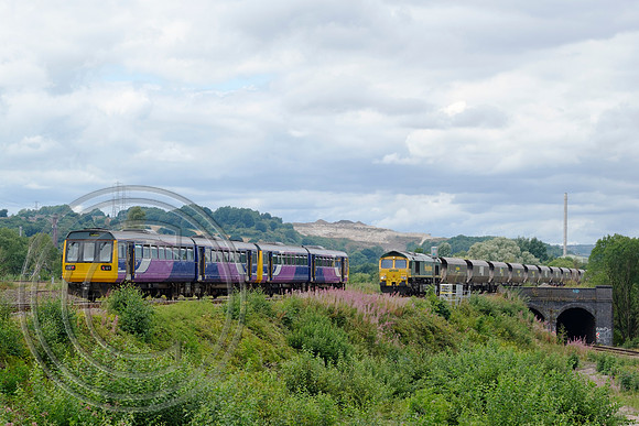 66547 4E10 + 142003 1J17 Heaton Lodge Jn 02082018 - DSCF5562