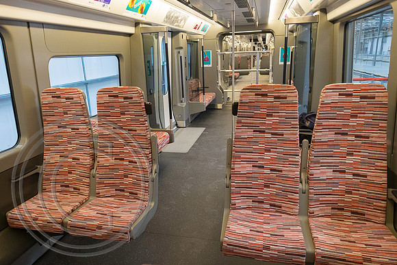 Class 345 interior Press Event at Bombardier Transportation UK Derby 29072016 2