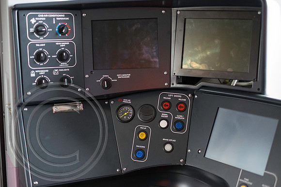 Class 345 cab - left side panel Press Event at Bombardier Transportation UK Derby 29072016