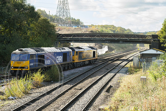 60026+60095 0Z01 Thornhill LNW Jct 10102024 - DSCF1348