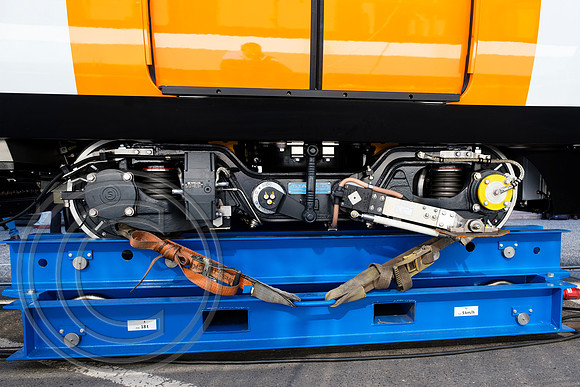 Glasgow Subway bogie+shoe gear Innotrans 18092018 - DSCF6245