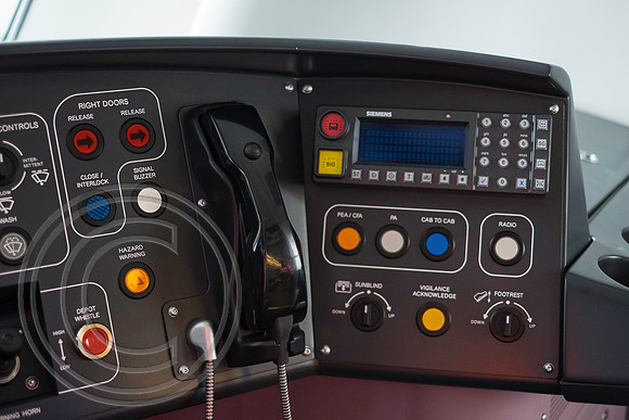 Class 345 cab - right side panel Press Event at Bombardier Transportation UK Derby 29072016