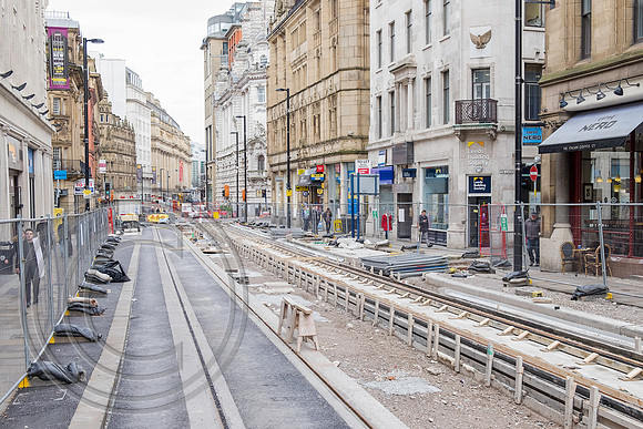 Cross Street Looking north on 25th January 2016.
