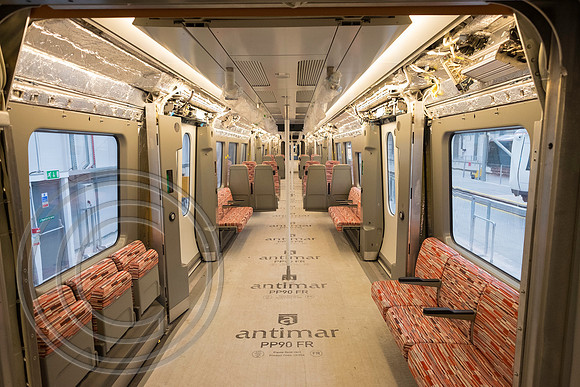 Class 345 interior Press Event at Bombardier Transportation UK Derby 29072016 6