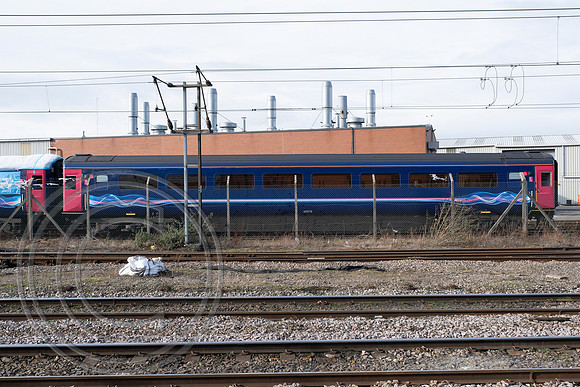 HST Mark 3 trailer coach 42578 Wabtec Doncaster 12022019 - DSCF1193