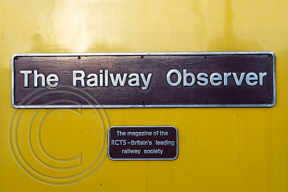 The Railway Observer nameplate on 43014 1Q14 Huddersfield 02072018 - DSCF5007
