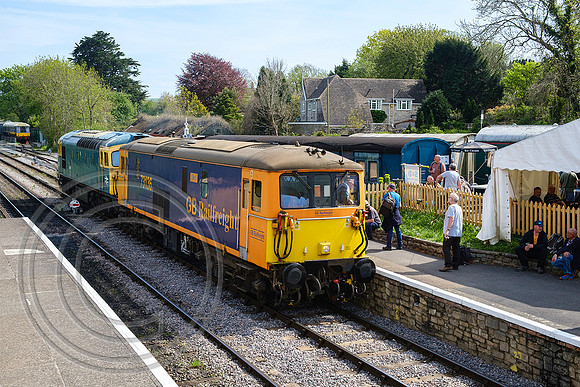 73136+33111 Corfe Castle 06052022 - DSCF8612