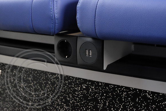 Flirt Electricity and USB sockets Standard Class Interior InnoTrans 20092016 DSF3884