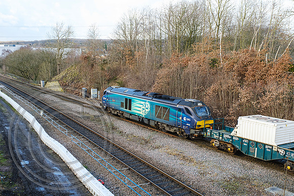 68002 + 68034 6Z30 Colne Bridge 12022024 - DSCF8152