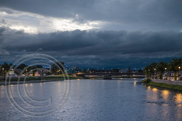 Clouds over the River Ness Inverness - 29th August 2016