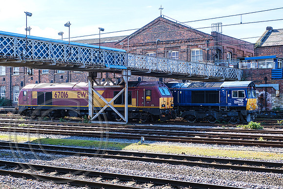 67016 + 66422 Doncaster West Yard 16032020 - DSCF7072