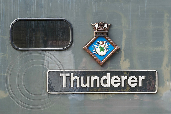 50008 Thunderer Nameplate Oxenhope 21062024 - DSCF0898