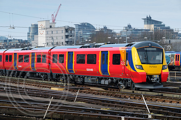 5629 707004 Stabled Clapham Yard 17022017