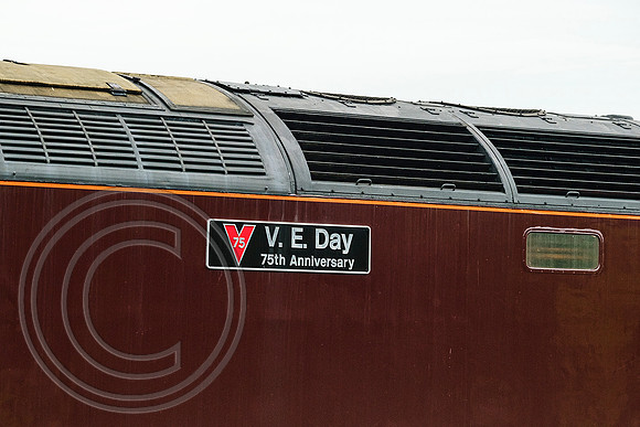 V.E. Day 75th Anniversary nameplate Heaton Lodge Jn 30072020 - DSCF7648