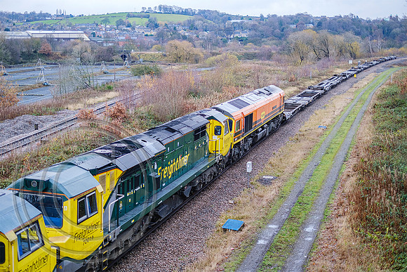70017+70016+66415 6M25 Colne Bridge 06122020 - DSCF0485