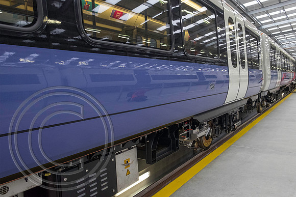 Class 345 exterior Press Event at Bombardier Transportation UK Derby 29072016 1