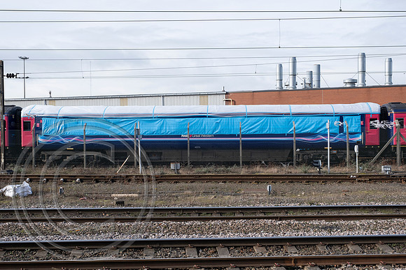 HST Mark 3 trailer coach 42273 Wabtec Doncaster 12022019 - DSCF1192