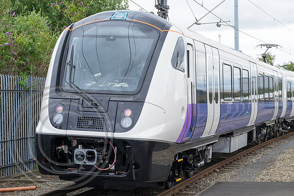 Class 345 on test Press Event at Bombardier Transportation UK Derby 29072016 2