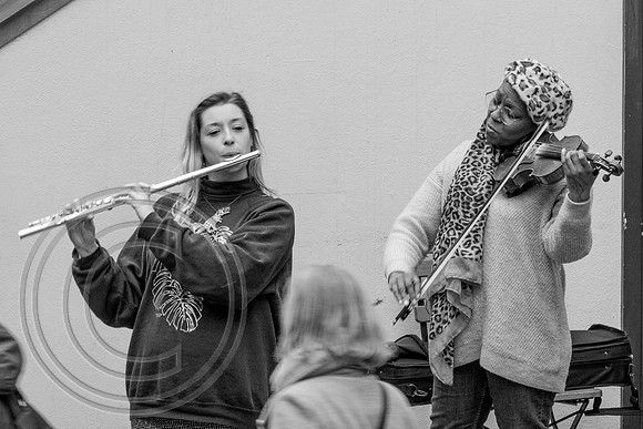 Musicians Covent Garden London 15032019 B&W - DSCF4692