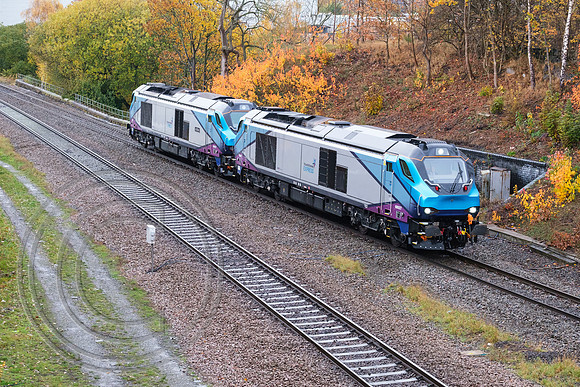 68027+68023 0H27 Colne Bridge 11112018 - DSCF0107