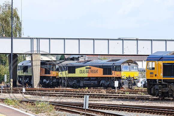 66848+66850 + 59003 Eastleigh 25092023 - DSCF1559