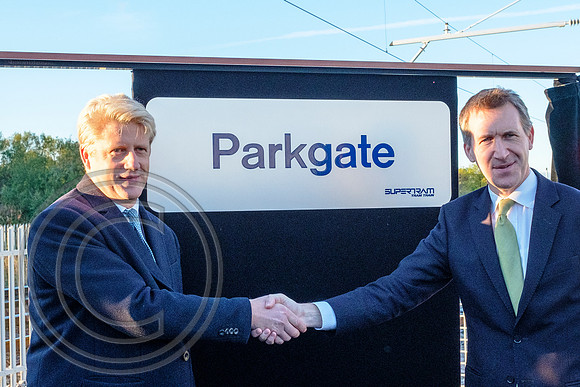 Opening ceremony Rotherham Parkgate Tram Train Launch 25102018 - DSCF7048 - 1