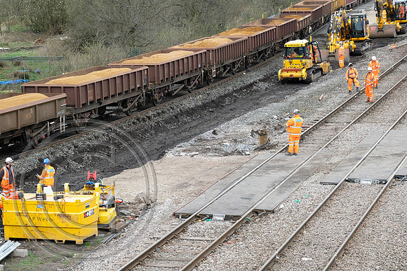 Track remodelling Ashton Moss North Junction 16042018 - DSCF3135