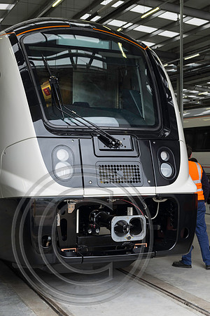 Class 345 V Shop Press Event at Bombardier Transportation UK Derby 29072016 2