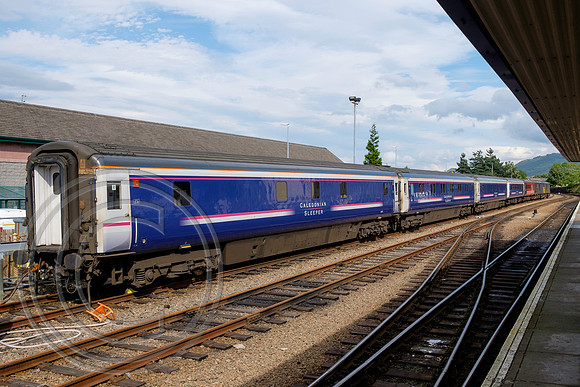 Caledonian Sleeper Fort William Station Sidings 30082016