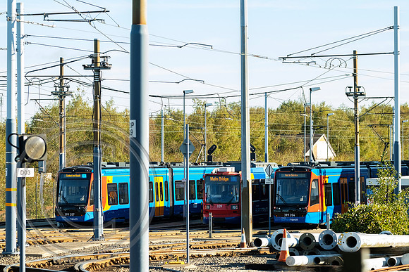 399204 399207 109 Nunnery Supertram depot Tram Train Launch 25102018 - DSCF7136