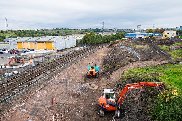 Low Moor Station construction 12102015 2