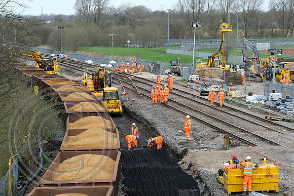 Track remodelling Ashton Moss North Junction 16042018 - DSCF3141