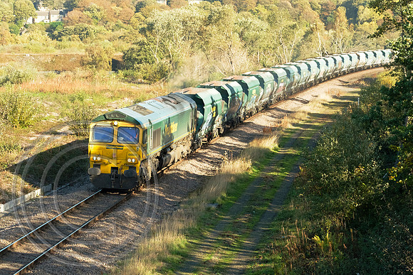 66605 6M22 Colne Bridge 22102018 - DSCF6946