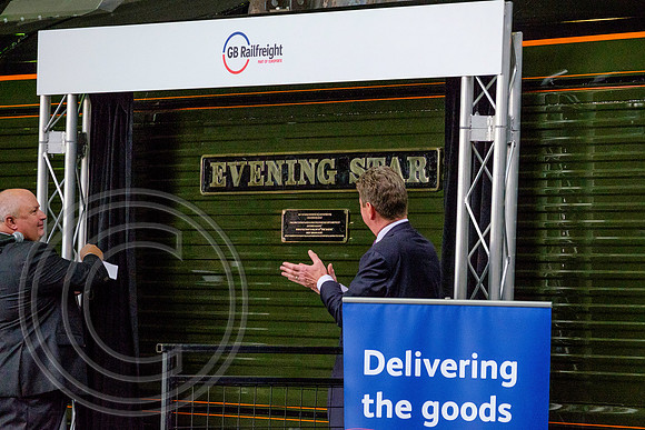 115 - Evening Star nameplate unveiled NRM York 10052016