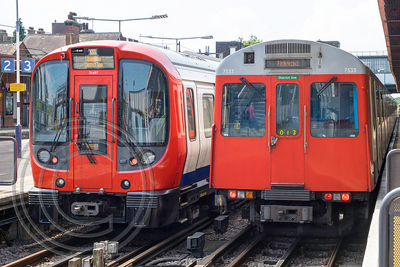 S meets D - 21497 and 7533 Upminster 27032016 1