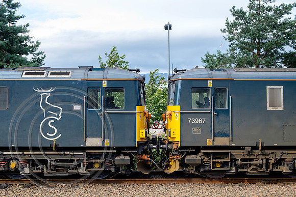 73967 and 73969 Fort William Station Sidings 30082016