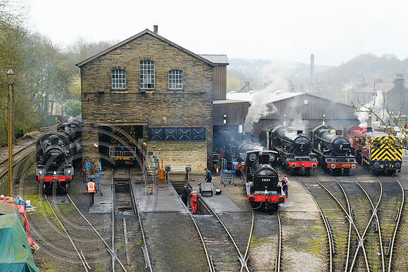 Loco line up Haworth Shed 21032024 - DSCF8373