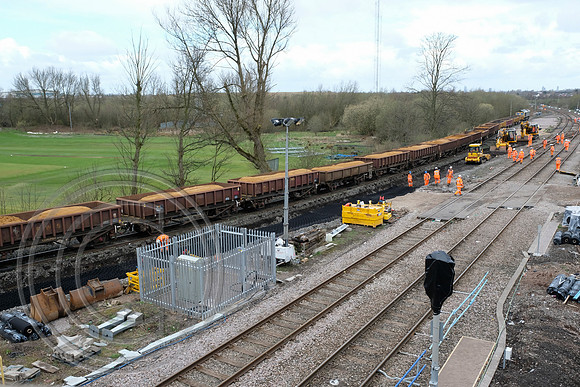 Track remodelling Ashton Moss North Junction 16042018 - DSCF3138